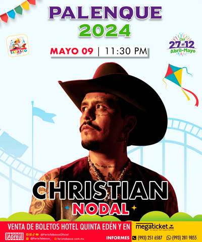 CHRISTIAN NODAL ZONA VIP Y PREFERENTE - 9 DE MAYO